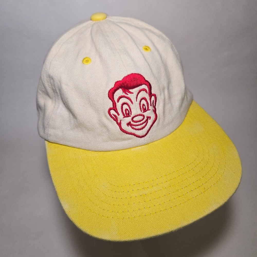 New Zealand Four Square Hat Hundy Yellow Cream 100th Anniversary Charlie Mascot